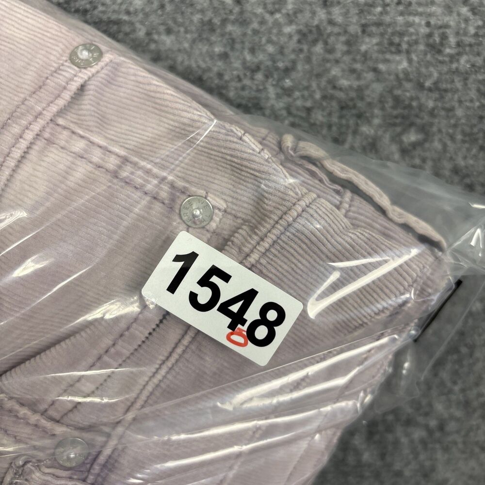 Free People  Pants Womens Size 26 Lavender Sun Chaser Corduroy exposed button - Picture 11 of 11